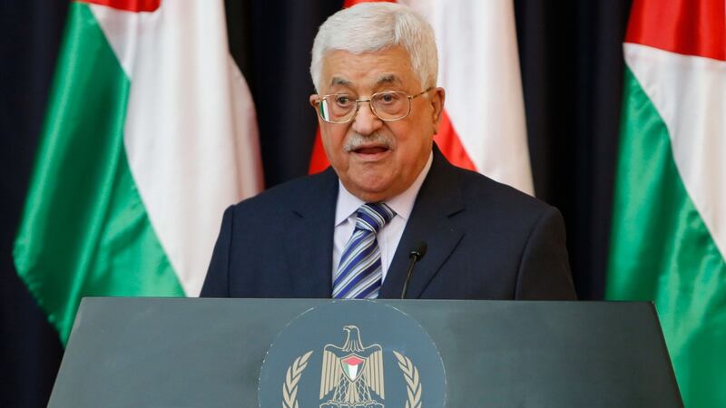Palestinian president Mahmoud Abbas. Photograph: Mussa Qawasma/Reuters