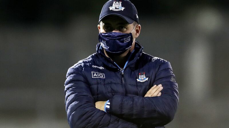Dessie Farrell’s Dublin team should be far too strong for Laois. Photograph: Inpho