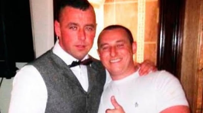 Jonathan Keogh (left) and  Thomas Fox who have been found guilty of the murder of Gareth Hutch in 2016. Photograph:  Padraig O’Reilly