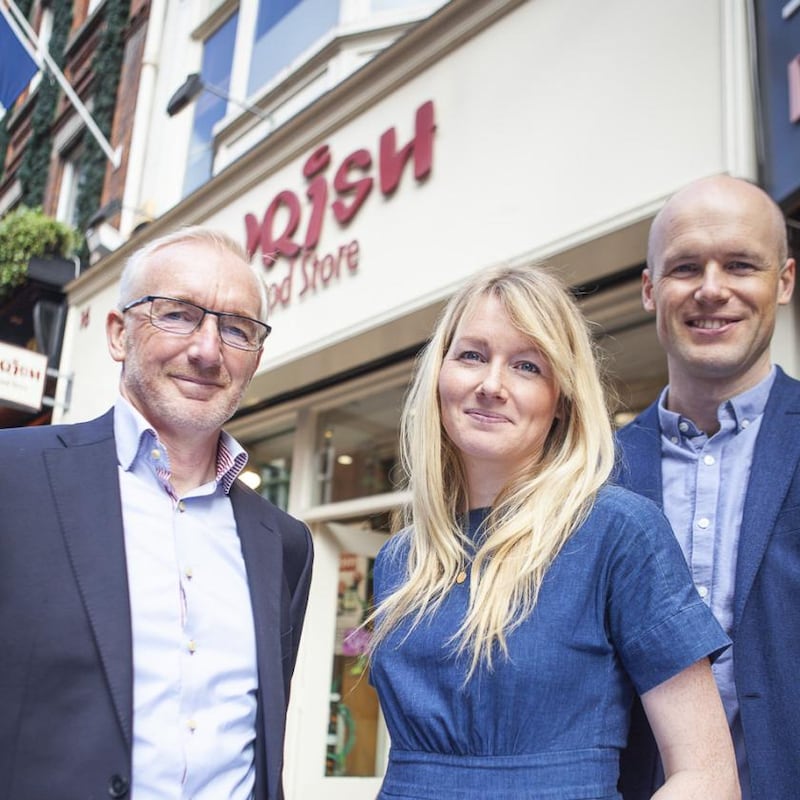 Derek, Sarah and Odhran Kelly of Nourish. Sarah says the most common ailments they get at counters is redness, acne and premature ageing