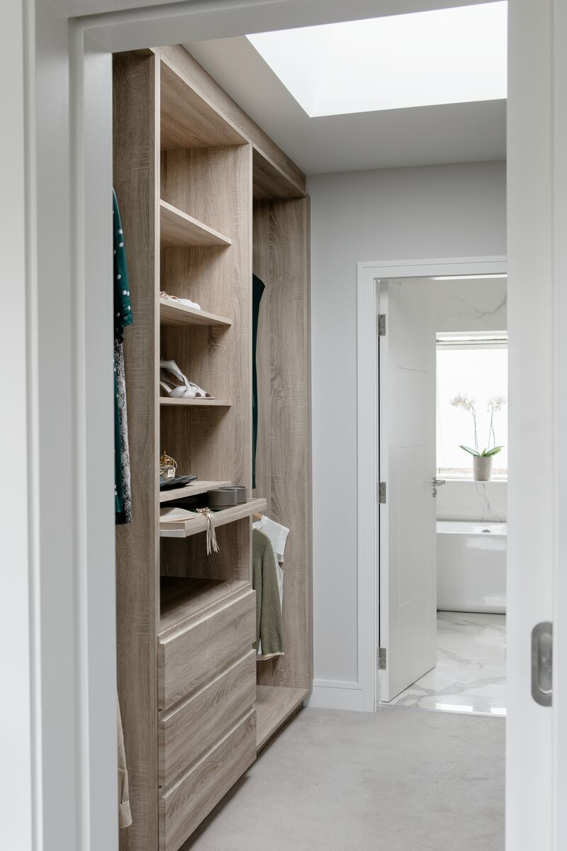 Pocket doors contribute to an uncluttered aesthetic. Design: Optimise Design. Photograph: Ruth Maria Murphy