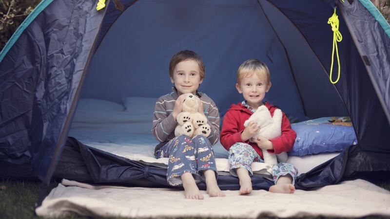 Do not underestimate the craic that can be had by putting up a tent in your back garden.