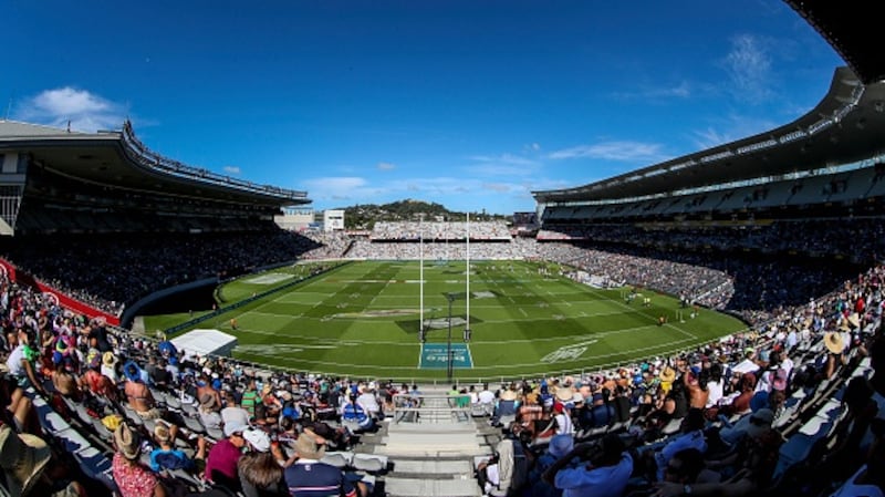 The All Blacks are unbeaten in 37-test matches at Eden Park and face the Lions there twice this summer. Photograph: Simon Watts/Getty