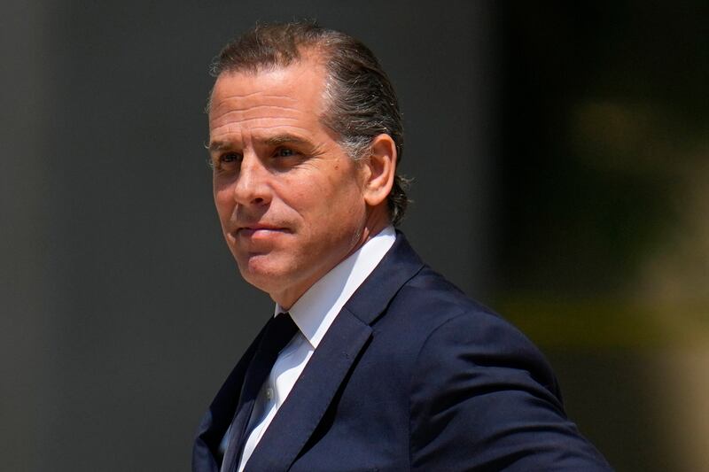 Hunter Biden, son of US president Joe Biden. Photograph: Julio Cortez/AP