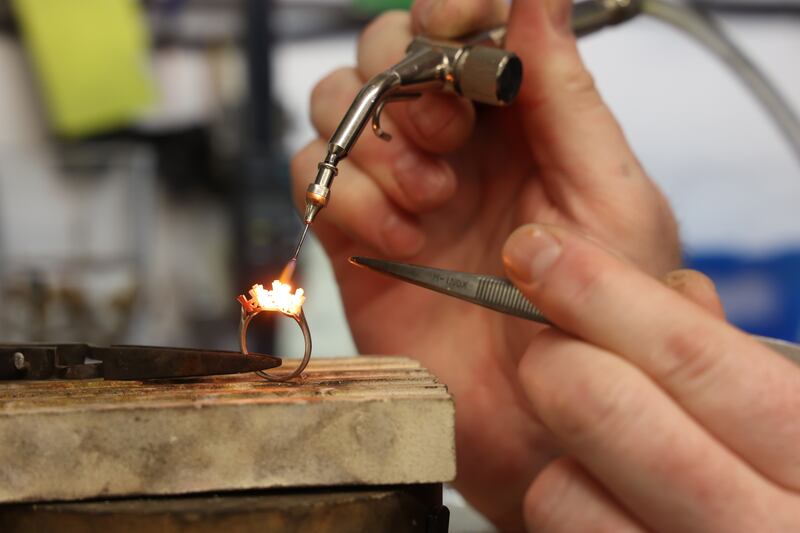 Well known throughout Ireland for his reputation as a master craftsman, Sam Lafford works to commission. Photograph: Nick Bradshaw