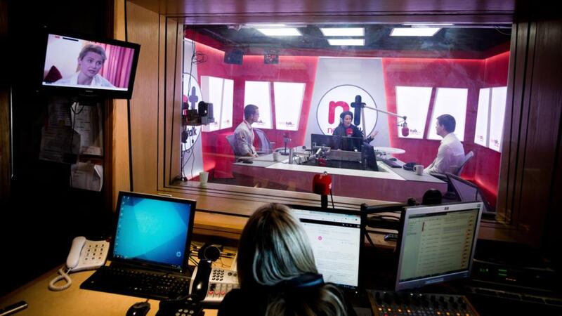 Lunchtime Live: Ciara Kelly in the studio at Newstalk. Photograph: Tom Honan