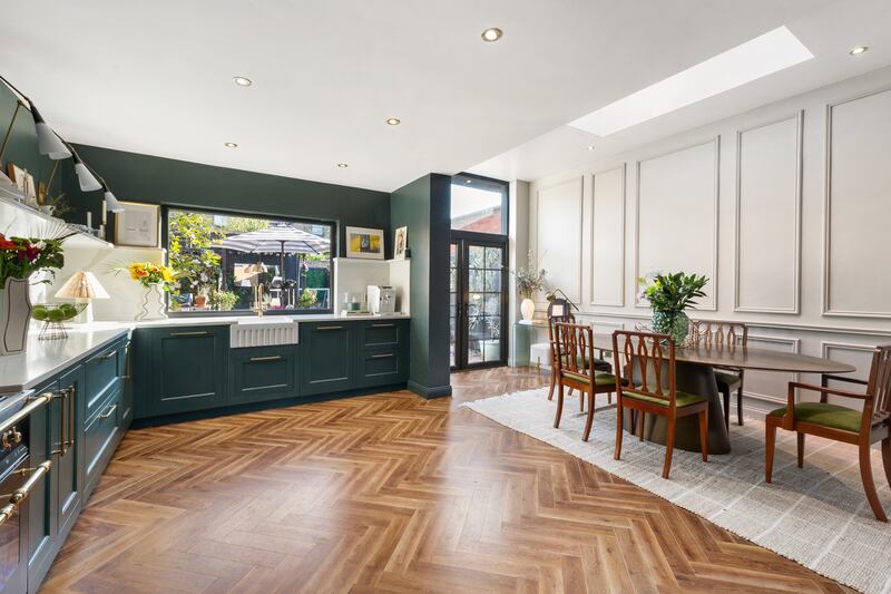 Kitchen with dining area