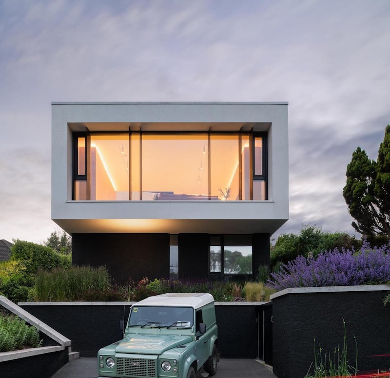 The home after the renovation. Photograph: Jed Niezgoda