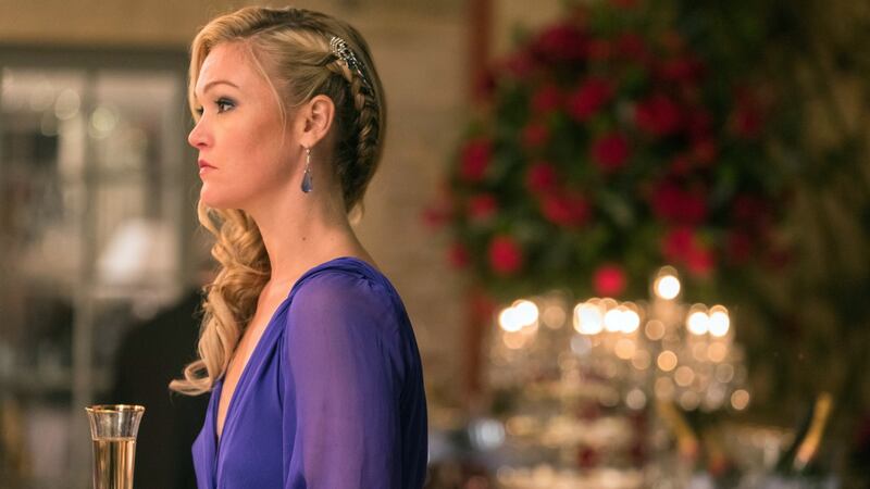 Julia Stiles as Georgina Clios in  series one of Riviera. Photograph: Sky