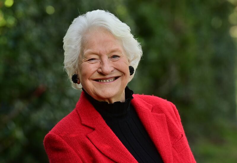 Olympic gold medallist Dame Mary Peters at her home near Belfast.
Photograph: Colm Lenaghan/Pacemaker for The Irish Times