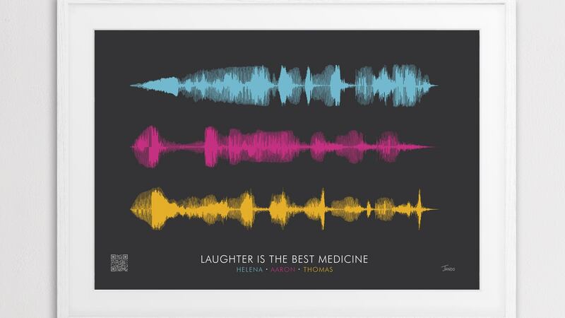 Jando soundwaves Kids Laughter framed pieces from €120
