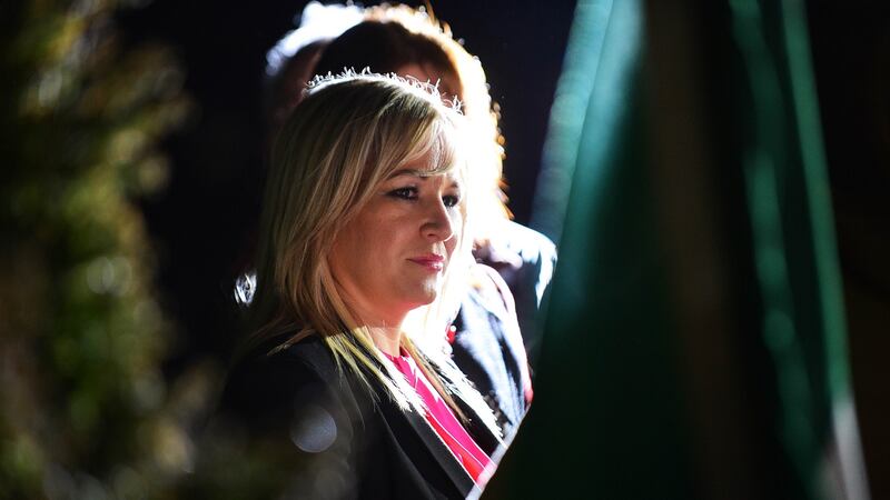 Sinn Féin leader Michelle O’Neill: “Everyone, it doesn’t matter who you are, has the right to remember their dead.” Photograph Arthur Allison/Pacemaker Press