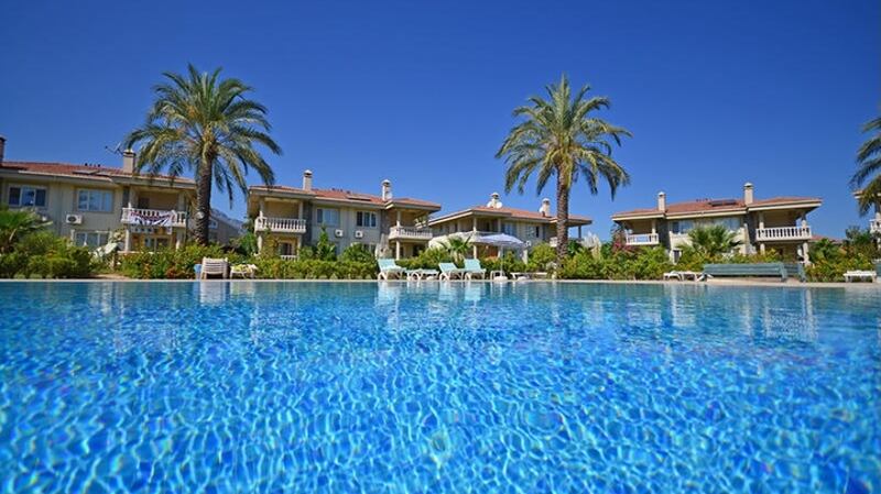 This house in Turkey  is in a scheme with two communal swimming pools.