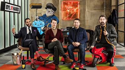 Stars (L-R) Samuel Anderson, Jonny Sweet, Jim Howick and Nick Helm.