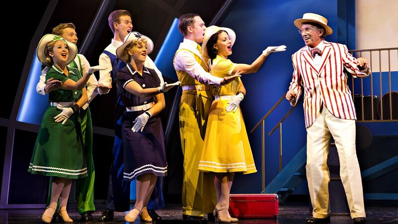 Tommy Steele in The Glenn Miller Story. Photograph: Pamela Raith