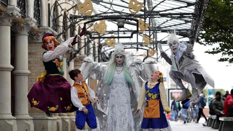 The Gaeity’s panto, The Snow Queen, features a talking mirror and a valiant dame, Granny Hurdy-Gurdy