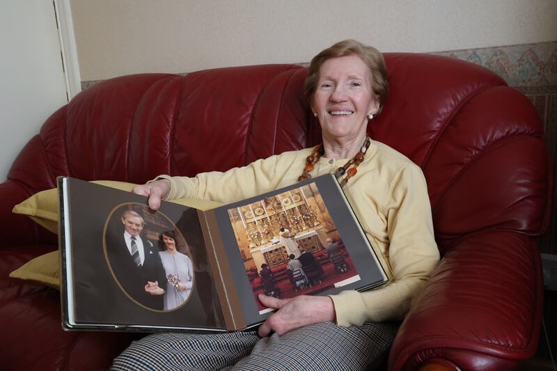 Felicity O'Halloran and her husband Cyril were married at Newman University Church in 1979. Photograph: Nick Bradshaw 