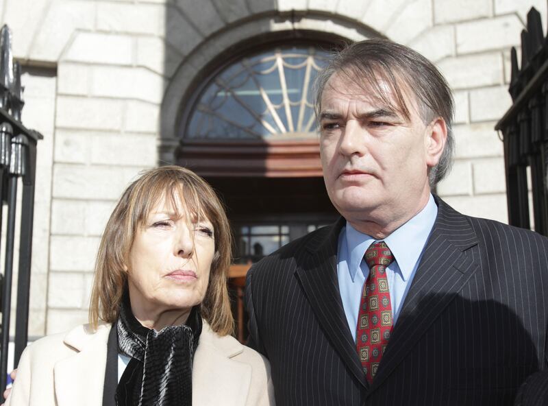 Ian Bailey and his former partner Jules Thomas. Bailey received a three-month suspended sentence for assaulting Ms Thomas at their home.  Photograph: Niall Carson/PA Wire 