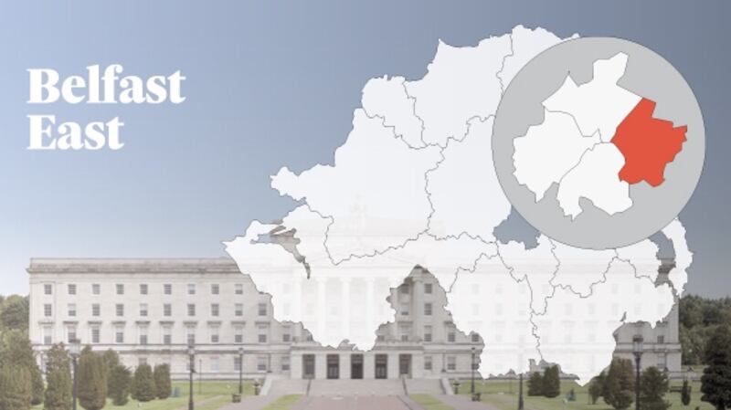BELFAST EAST CANDIDATES: Andy Allen (UUP); Joanne Bunting (DUP); Amy Doherty (SDLP); Sammy Douglas (DUP); Andrew Girvin (TUV); John Kyle (PUP); Jonny Lavery (Ukip); Naomi Long (Alliance); Chris Lyttle (Alliance); Chris McGimpsey (UUP); Tim Morrow (Alliance); Robin Newton (DUP); Niall Ó Donngahile (Sinn Féin); Courtney Robinson (Labour Alternative); Neil Wilson (NI Conservatives).