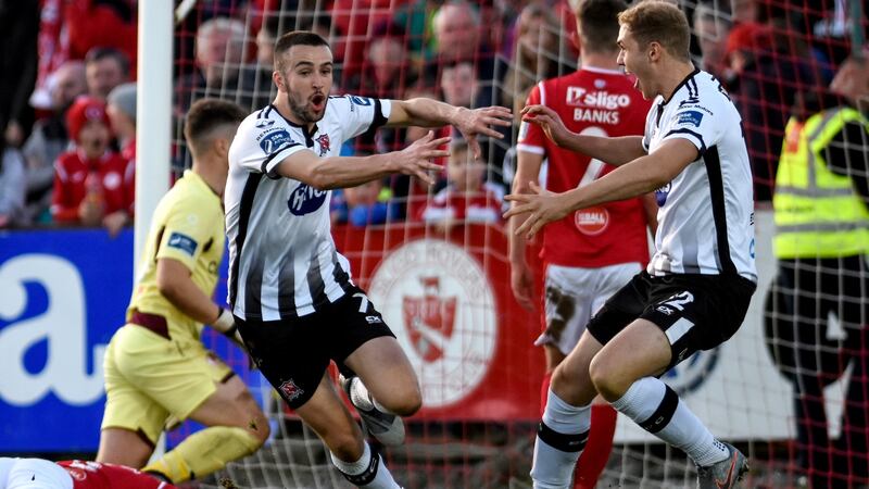 Michael Duffy was a mainstay in Dundalk’s league success last year. Photograph: Ciaran Culligan/Inpho