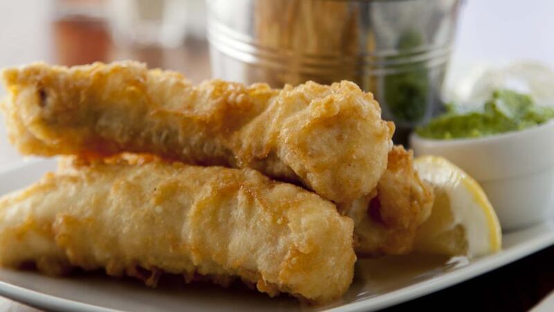 Fish and chips at the Merrion Inn