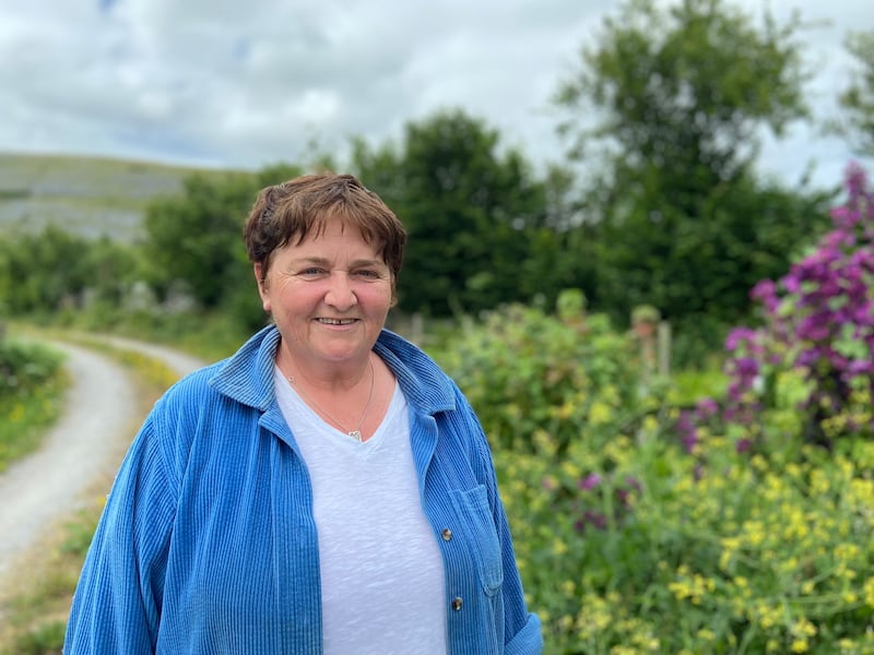 Mary O’Dea of Hidden Burren Walks, an eighth generation Burren farmer and land walker. Photograph: Róisín Ingle
