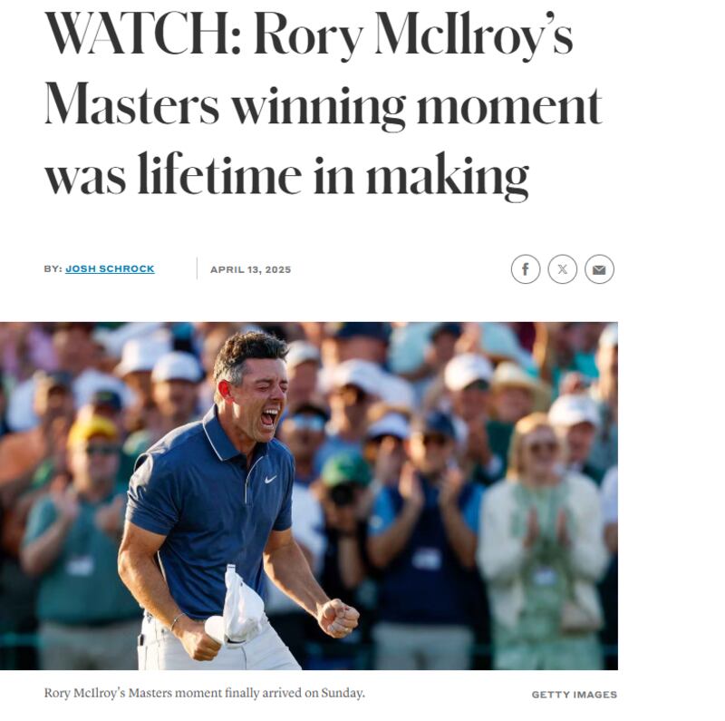 Golf.com article