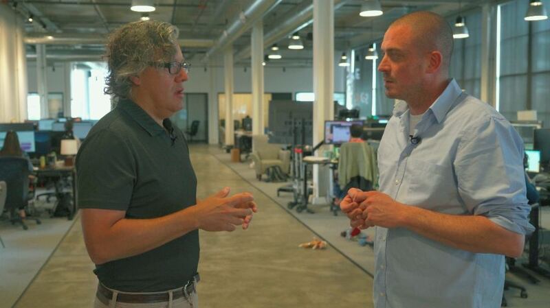 Nick Kokonas and Damien Grey at Tock HQ in Chicago. Photograph: Another Avenue