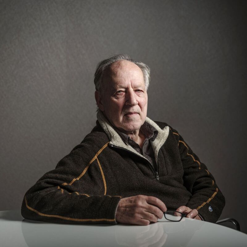 Werner Herzog, film director, actor and author, poses for a photograph in Hong Kong, China, on Wednesday, March 21, 2018. Herzog is a critically acclaimed filmmaker who has won many awards. Photographer: Calvin Sit/Bloomberg