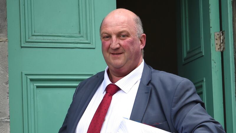 Louis Reardon of the Department of Agriculture at   Killarney District Court. Photograph:   Michelle Cooper Galvin