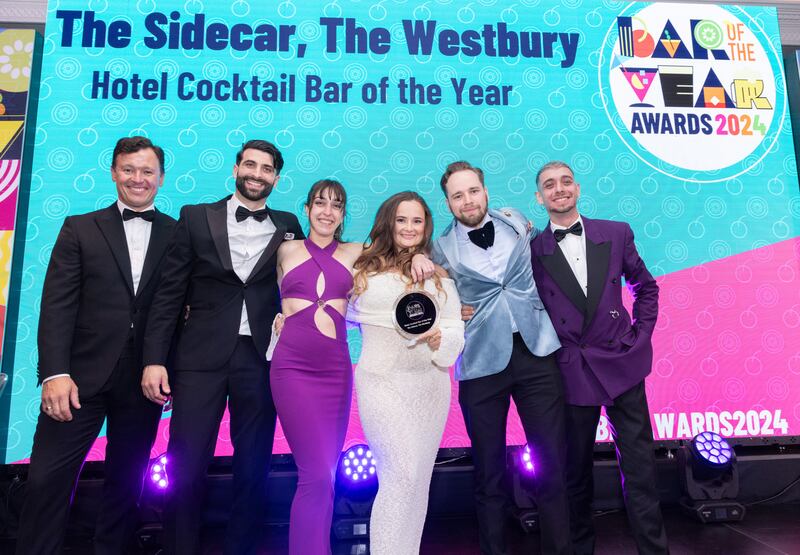 Hotel cocktail bar of the year winner, The Sidecar, The Westbury. Photograph: Paul Sherwood