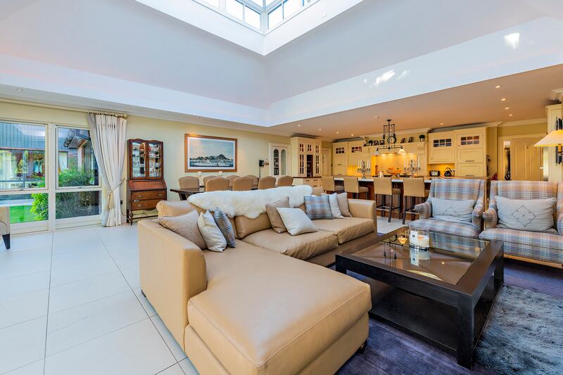 Bright and open living space.