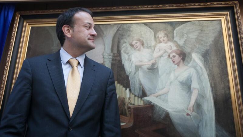 Minister for Health Leo Varadkar in the cardiothoracic ward of the Mater hospital, where transplant patients recover post-surgery. Photograph: Gareth Chaney/Collins