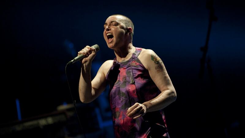 Singer-songwriter Sinead O’Connor performs during a concert at the Koninklijk Circus - Cirque Royal, in Brussels on April 12, 2012. Photograph: Christophe Ketels/AFP/Getty Images