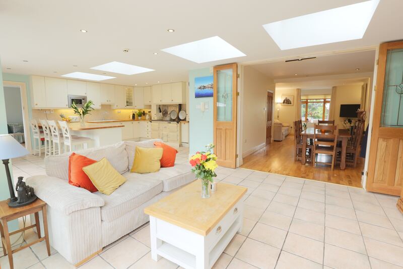 Kitchen and living area