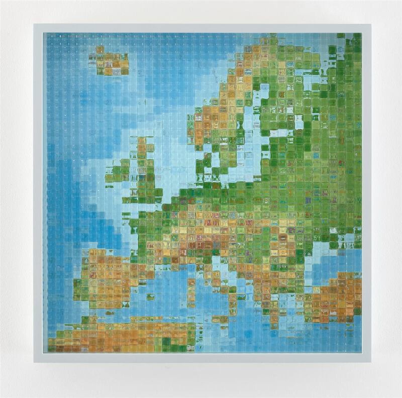 Detail from  Ulrich Vogl’s Squared, from The Nature of Drifting at the Kevin Kavanagh Gallery.