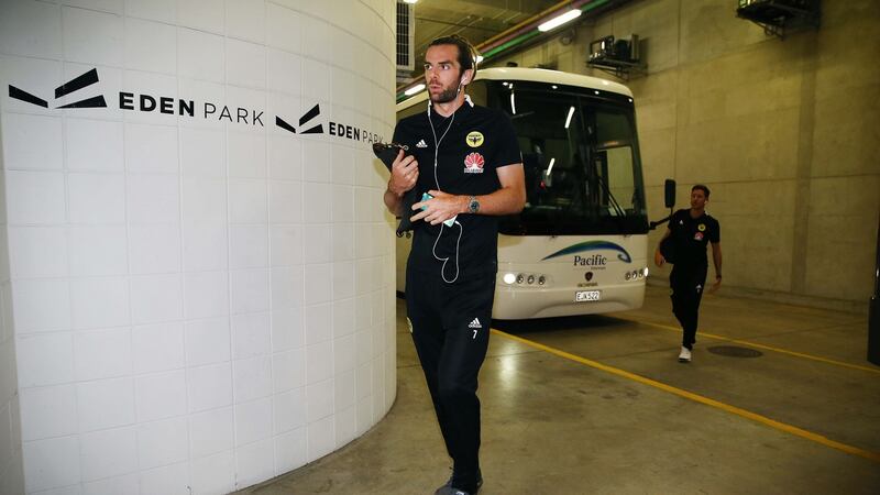 Cillian Sheridan photographed back in February when he was playing with Wellington Phoenix in New Zealand. Photograph:   Anthony Au-Yeung/Getty Images