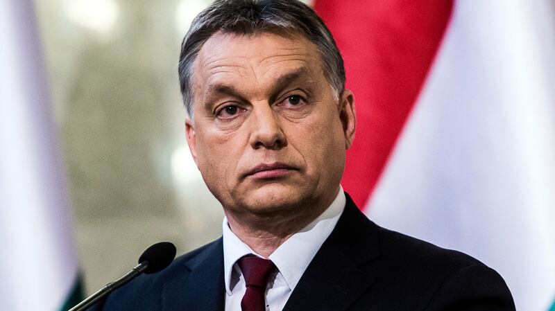 Hungary’s prime minister Viktor Orban said his country had the “right to decide that we do not want a large number of Muslim people in our country”. Photograph: Akos Stiller/Bloomberg