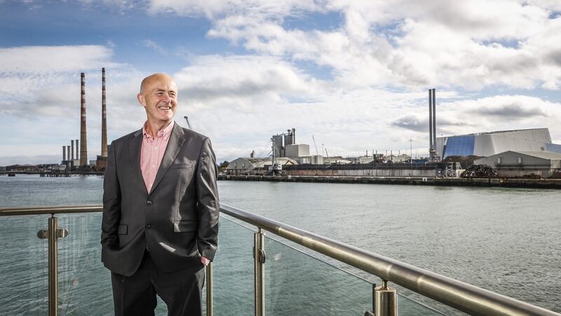 Port company chief executive  Eamonn O’Reilly said developing the facility’s south side is critical to building capacity for the expected long-term increase in freight traffic. File photograph: The Irish Times