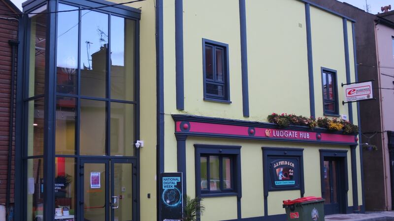 Ludgate Hub dating from 1941 was an old cinema and bakery before becoming a technological hub in Skibbereen