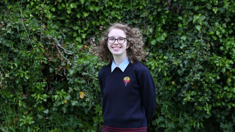 Tori Douglas from Castlecomer Community School, Co Kilkenny. Photograph: Laura Hutton/The Irish Times