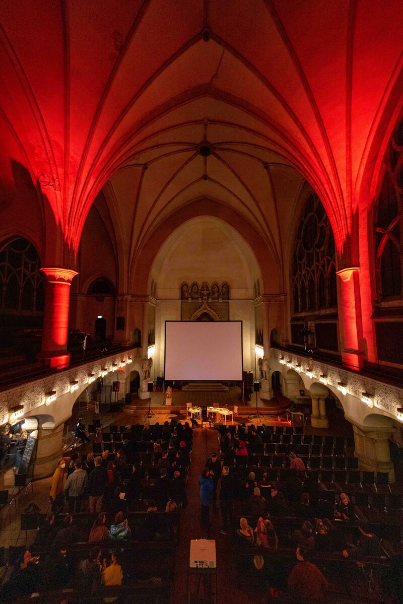 Nosferatu in Berlin’s Zwingli church. Photograph: Ciarán Fahey/Irish Embassy Berlin