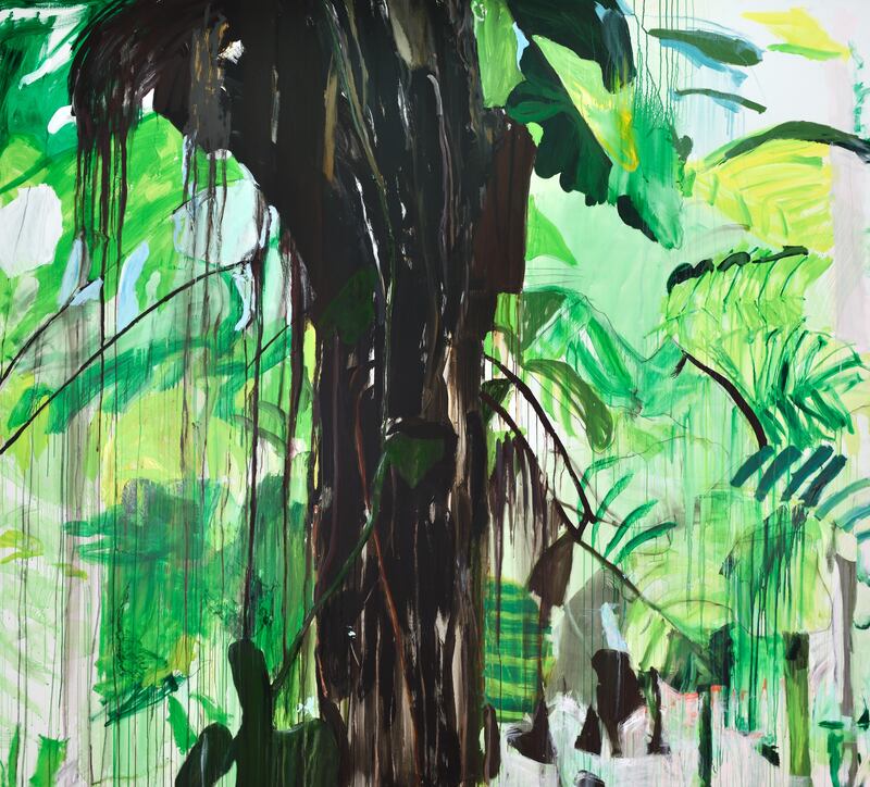 The Clock Winds Down: The Rainforest, by Brian Maguire. Photograph courtesy of the artist and the Kerlin Gallery