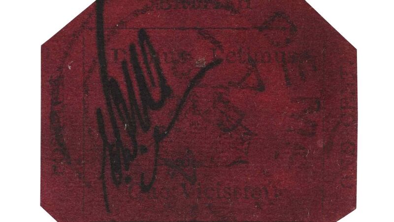 British Guiana One-Cent Magenta Stamp, heralded as the pinnacle of stamp collecting for more than a century is thought to be worth  $10m-$15m (€8.4m-€12.6m)