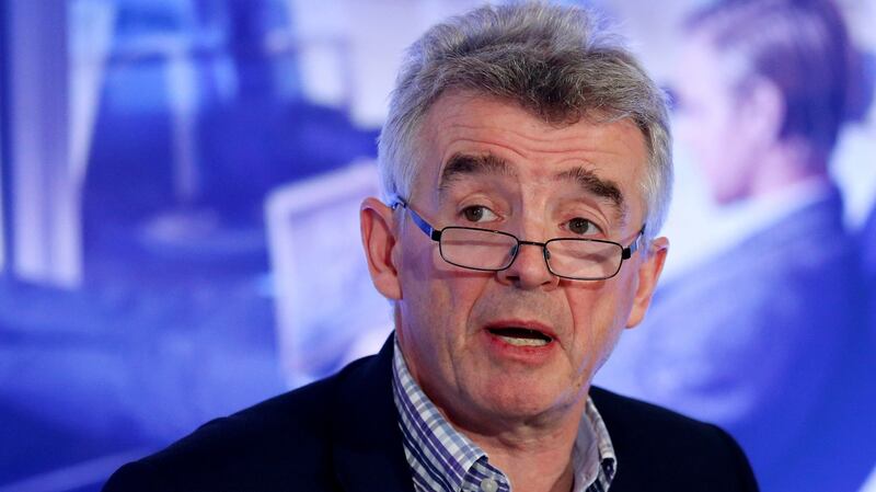 Ryanair chief executive Michael O’Leary: airline this week took its first step in  the long-haul market by partnering with Spanish-based airline Air Europa which will allow its customers to book trans-Atlantic flights on ryanair.com. Photograph: Francois Lenoir/Reuters