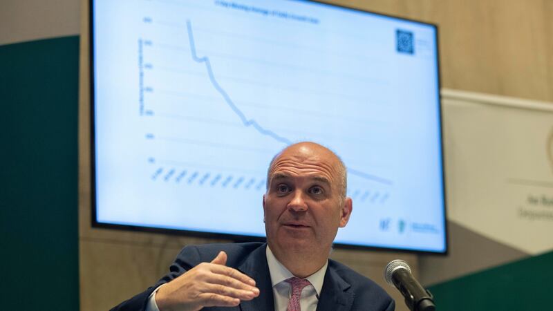 Dr Tony Holohan, chief medical officer at the Department of Health,  at a Covid-19 update on Wednesday. Photograph:  Colin Keegan/Collins Dublin