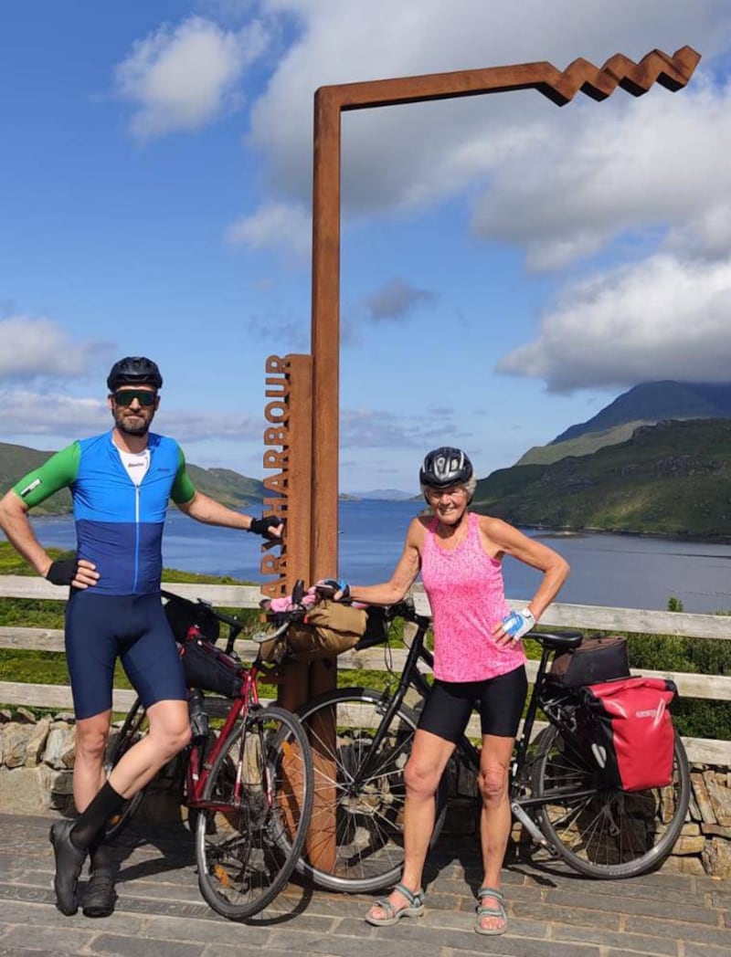 Orla enjoys keeping the tradition of reuniting each summer with her Brussels-based son Colm for their cycles