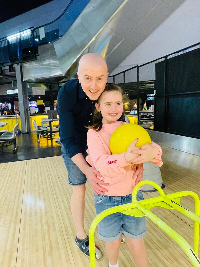 James Monks with his daughter, Amelia