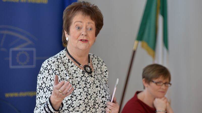 Mary O’Rourke: The former minister says any move towards “staffless” libraries will strip them of vital human interaction. Photograph: Alan Betson