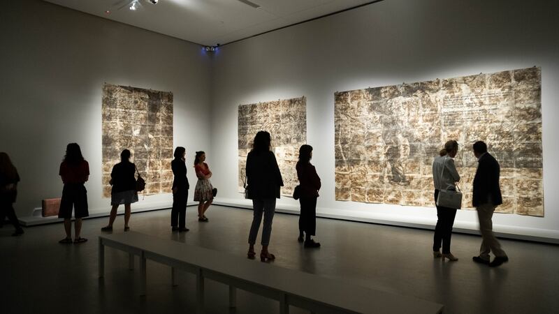 There Were Two Young Men (April 1971), at the Fondation Louis Vuitton in Paris